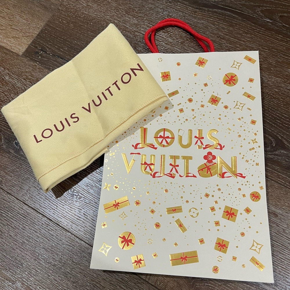 Louis Vuitton Christmas gift bag LV dust bag